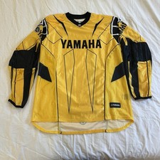 Yamaha Motocross Jersey Vintage Men's Size Medium Yellow / Black picture
