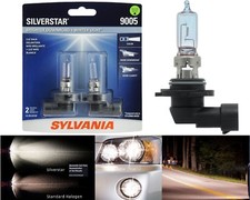 Sylvania Silverstar 9005 HB3 65W Two Bulbs Head Light High Beam Replace Stock OE picture