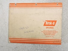 1964-1965 BSA Spare Parts Catalog List Book Manual 500 650 A50 A65 L14373m picture