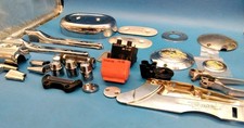 Harley Davidson Sportster Chrome Parts Lot Coils & Covers Grips 883 1200 XL1200 picture