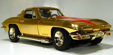 Corvette Chevrolet StingRay Car 55Chevy57Custom Gold1:18 SCALE MODEL 1963 1966 picture