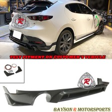 Fits 19-26 Mazda 3 5dr Hatchback TH-Style Rear Lip (PP) picture