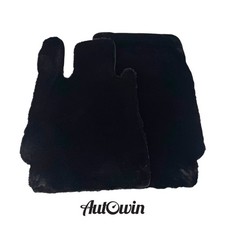 Black Sheepskin Floor Mats for Mercedes Benz Maybach 57S (2003-2013) picture