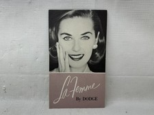 Rare ORIGINAL Sales Brochure 1956 La Femme by Dodge picture