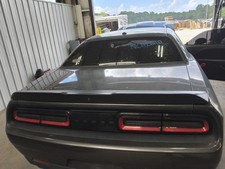 Used Deck Lid fits: 2022 Dodge Challenger w/spoiler w/notched spoiler satin blac picture