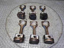 01-03 VW EUROVAN T4 2.8L AXK SET OF 6 ENGINE PISTON CONNECTING ROD 108k OEM picture