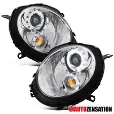 Fit 2007-2013 Mini Cooper S R55 R56 R57 LED Halo Projector Headlights Headlamps picture