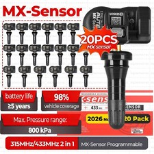 20PCS Autel TPMS MX-Sensor 2in1 315MHz 433MHz OE Universal Sensors Programmable picture