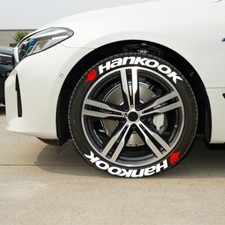 Permanent HANKOOK Tire Lettering Sticker 1.38