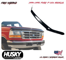 1992-1996 Ford F-350 High Profile BugFlector II Hood Bug Shield Protector Smoke picture