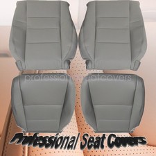 4PCS For 2008-2012 Honda Accord Both Side Bottom & Lean Back Seat Cover Gray picture