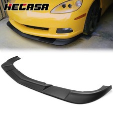 HECASA For 2005-2013 Chevy Corvette C6 Base ZR1 Style Front Bumper Lip Spoiler picture
