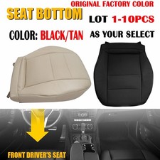 1-10X Black/Tan Bottom Leather Seat Cover For 08-14 Mercedes Benz C250 300 350 R picture