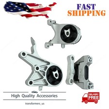 NEW 3X Motor & Transmission Mount For Chevrolet Malibu 2009-2010 24100456 picture