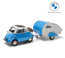 1:18 Genuine BMW Isetta + Trailer Set , Blue White by Minichamps picture