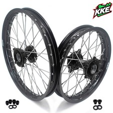 KKE 17/14 Small Wheels fit KTM SX 85 Husqvarna TC85 2025-2026 Kid Rims Black Hub picture