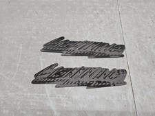 1999-2004 Ford SVT Lightning Carbon Fiber Fender Emblems LH RH SVT F150 Emblems picture