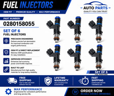 Genuine Set of 6 Bosch Fuel Injectors OEM For 2005-2010 Ford Mustang 4.0L picture