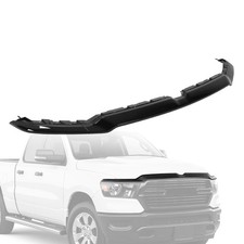 Fits 2019-2024 Dodge Ram 1500 Front Upper Grille Trim Molding Gloss Black picture