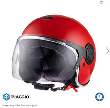Helmet PIAGGIO Vespa Argentario, red, Dragon, R7 / 894, 59-60cm and 55-56cm picture