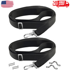 2 Pack Bimini Boat Top Straps, Heavy Duty Adjustable Straps with Hooks 28