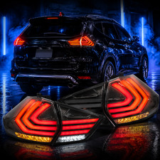 Pair VLAND FULL LED Tail Lights For Nissan Rogue 2014-2019 Rear Lamps Assembly picture