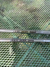 1941 Studebaker Commander Stainless Left Side Rear Door Trim (Two Pieces) picture