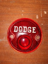 1939, 1940, 1941, 1942, 1945, 1946, 1947 Dodge Truck Brake Light Glass Lens picture