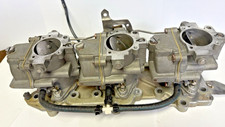 1975 Johnson Evinrude 70HP Rebuilt Carburetor Set 386268 387091 Intake 386662 picture
