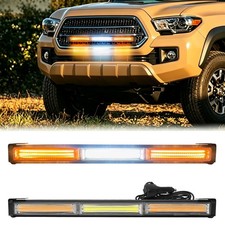 Universal LED Strobe Warning Light Bar 12‑24V 3‑Section Vehicle Emergency Light picture