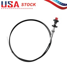 New 55204 Control Cables With 2 In. Black Knob, 10 Ft. Length Universal picture