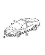 Genuine Mopar Fog Lamp Left 4574837 picture