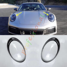For Porsche 911 2022-2024 Left&Right Headlight Clear Lens Cover + Sealant picture