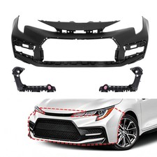 For 2020-2026 Toyota Corolla SE XSE Front Bumper Face Bar Cover Primed w/Bracket picture