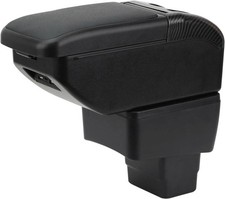 Armrest Box for Mazda 2 2015-2024 Console Double-Layer Storage with 4 USB Ports picture