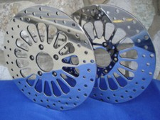 DNA  1984-UP  HARLEY XL SPORTSTER 11.5 FRONT & REAR BRAKE ROTORS FREE BOLTS picture
