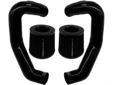 for BMW M5 M6 F10 F06 F13 F12 air intake front mount BLACK LBKAF V2 picture