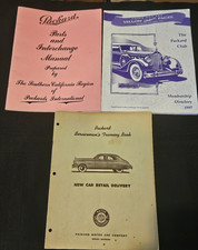 Vintage Packard Motor Car Literature & Reference Lot (3 Pieces) picture