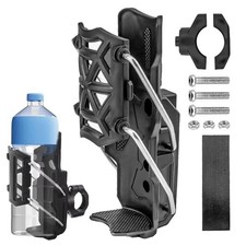 Universal Motorcycle Cup Holder Handlebar Drink Water Bottle Mount 32-77mm picture