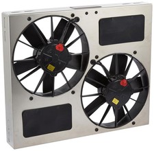 Derale Performance 16830 Gray/Black High Output Dual Radiator Fan picture