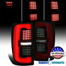 Black Smoke Tail Lights Fit 2019-2024 Dodge Ram 2500 3500+LED Sequential Turns picture