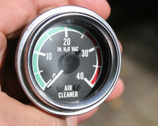 Peterbilt Vintage Large Truck 40 lbs Air Cleaner Vacuum 2 1/16