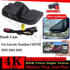 4K UHD 2160P Wifi DVR Dash Cam Camera For Lincoln Nautilus CDX707 2023 2024 2025 picture