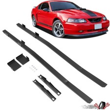 For Ford Mustang 1979-2004 Black Subframe Connectors Full Length Raw #555-5245 picture