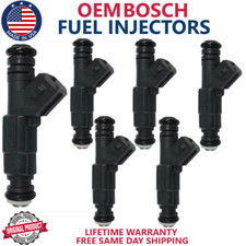 GENUINE BOSCH x6 Fuel Injectors For 1998-2002 Chevrolet Camaro 3.8L #0280155931 picture
