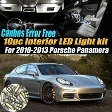 10Pc CANbus Error Free Interior LED White Light Kit for 2010-13 Porsche Panamera picture