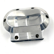 JIMS Chrome Billet USA Handcrafted 87-06 Harley Big Twin Transmission Side Cover picture