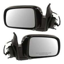 Smooth Black Folding Power Mirrors Pair Set for 02-06 Honda CR-V picture