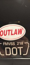 Outlaw Bandit 3.0 Motorcycle classic open-face cruiser-style half helmet Size XS picture