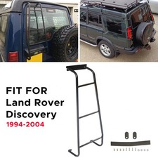 Black Rear Access Roof Rack Ladder Fit For 94-04 Land Rover Discovery Series 1&2 picture